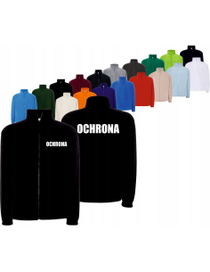 BLUZA POLAR MĘSKI OCHRONA DLA OCHRONIARZA HAFT LOGO CZARNA