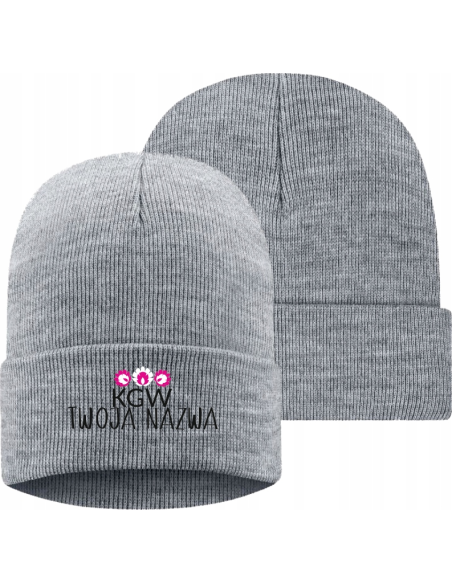Czapka zimowa twój haft logo herb napis tekst KGW koło gospodyń wiejskich