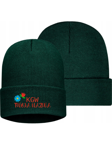 Czapka zimowa twój haft logo napis tekst KGW koło gospodyń wiejskich 10 szt
