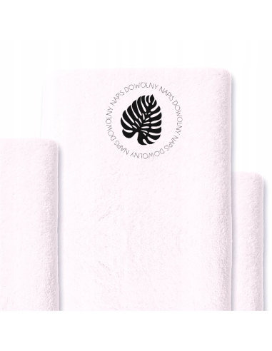 Haftowany Personalizowany ręcznik LOGO firmy hotel 140x70 bawełna 10 sztuk