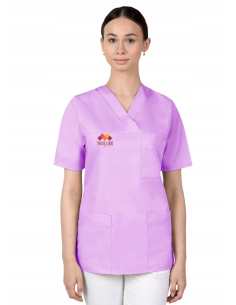 Bluza damska kosmetycznamedyczna firmowa z HAFTEM TWOIM LOGO NAPISEM
