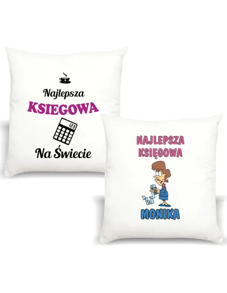 Foto Poduszka Śmieszny Prezent Księgowej Personalizowany