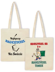 Eko Torba Nadrukiem Prezent Nauczyciela dla Nauczyciela