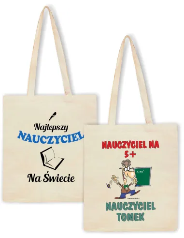 Eko Torba Nadrukiem Prezent Nauczyciela dla Nauczyciela
