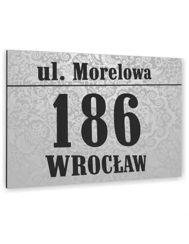 Tabliczka 40x30cm Adresowa Aluminiowa Kolorowy Nadruk