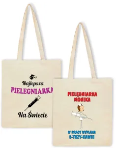 Eko Torba Nadrukiem Prezent Pielęgniarki Personalizowany