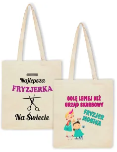 Eko Torba Nadrukiem Prezent Fryzjerki Personalizowany