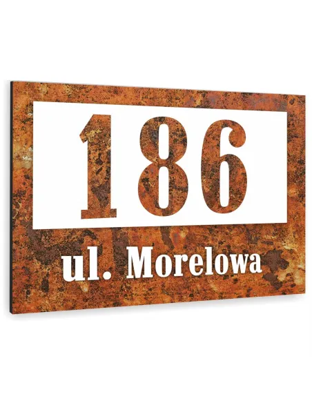 Tabliczka Adresowa Aluminiowa Tablica Numer Domu 40x30