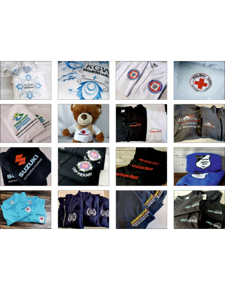 Fartuch medyczny kosmetyczny damski firmowy HAFT z TWOIM LOGO NAPISEM 5szt