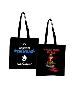 Eko Torba Nadrukiem Prezent Strażaka Personalizowany
