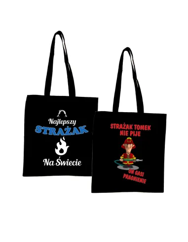 Eko Torba Nadrukiem Prezent Strażaka Personalizowany