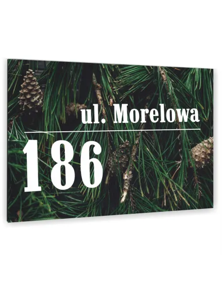 Tablica Adresowa 40x30cm Metalowa Kolorowa Nazwa Ulicy