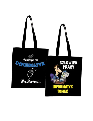 Eko Torba z Nadrukiem Prezent dla Informatyka na Prezent