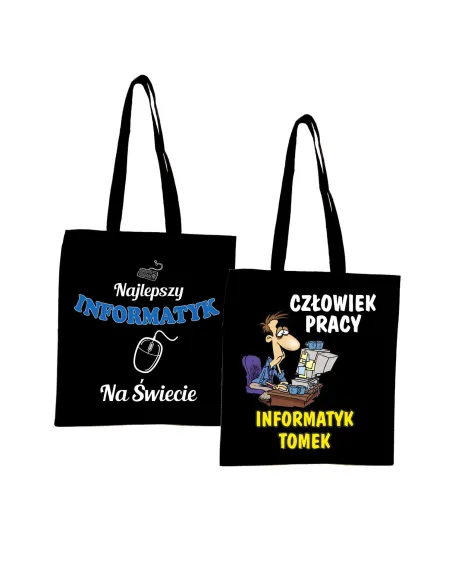 Eko Torba z Nadrukiem Prezent dla Informatyka na Prezent