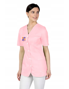 Fartuch kosmetyczny, hotelarski damski firmowy z HAFTEM TWOIM LOGO NAPISEM