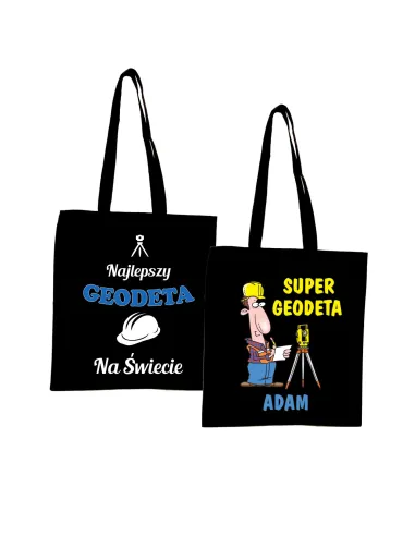 Eko Torba Nadrukiem Prezent Geodety Personalizowany