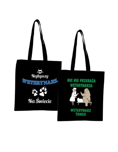 Eko Torba z Nadrukiem Prezent dla Weterynarza na Prezent