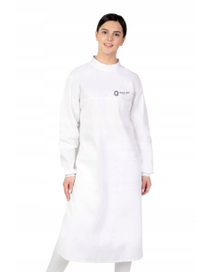Fartuch chirurgiczny laboratoryjny operacyjny z HAFTOWANYM TWOIM LOGO 10szt