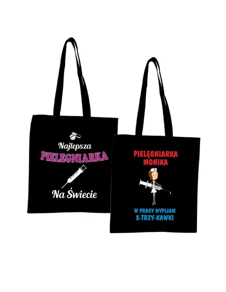 Eko Torba z Nadrukiem Prezent dla Pielęgniarki na Prezent
