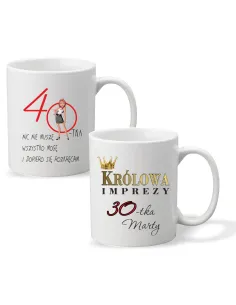 Foto Kubek Prezent na Urodziny 40 Tka Królowa z Nadrukiem