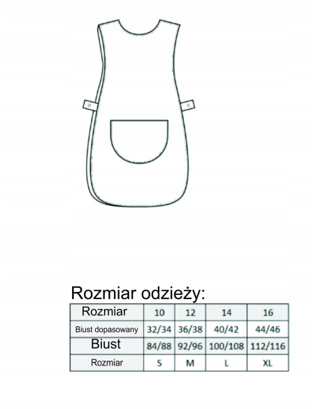 Damski tabard firmowa PERSONALIZACJA NADRUK DTF Twoja grafika 10 SZT