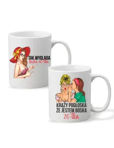 Foto Kubek Prezent na Urodziny Boska 40 Tka 20 z Nadrukiem