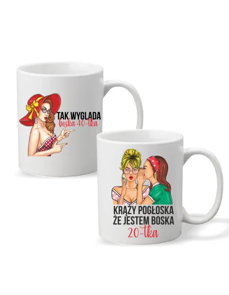 Foto Kubek Prezent na Urodziny Boska 40 Tka 20 z Nadrukiem