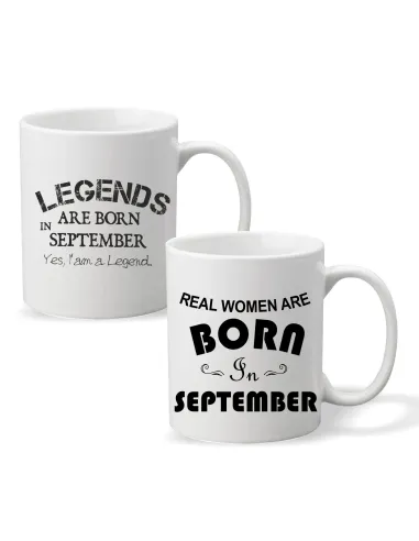 Foto Kubek Prezent Urodziny Legendy Rodzą Się z Nadrukiem