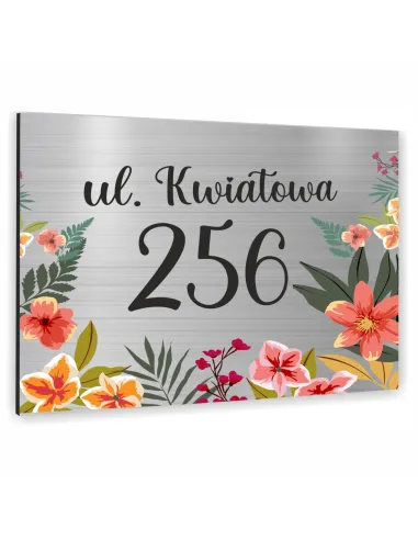 Tabliczka 20x15 cm Adresowa Aluminiowa Kolorowa Tablica
