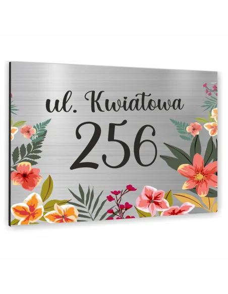 Tabliczka 20x15 cm Adresowa Aluminiowa Kolorowa Tablica