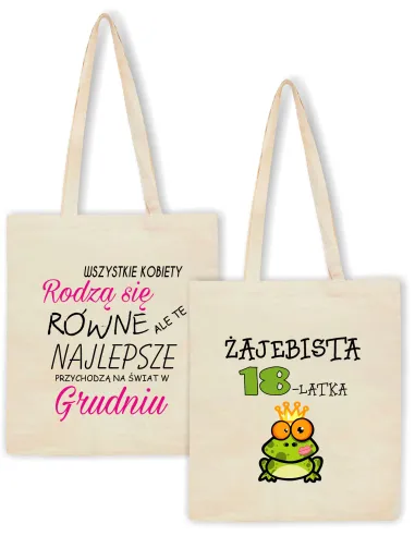 Eko Torba Prezent Żajebista 18 – Latka Personalizowany