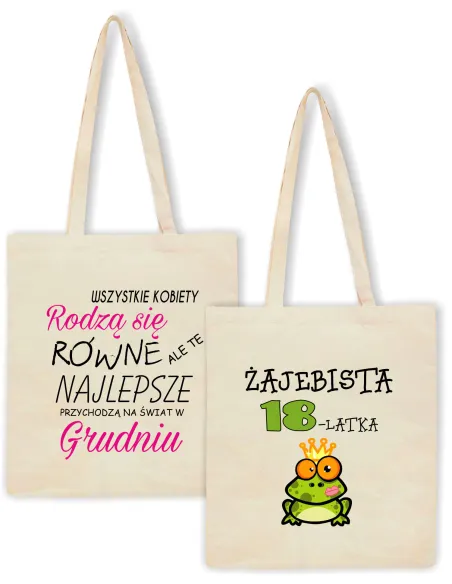 Eko Torba Prezent Żajebista 18 – Latka Personalizowany