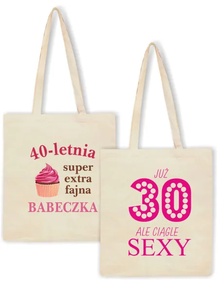 Eko Torba Prezent Sexy 30 Babeczka Personalizowany