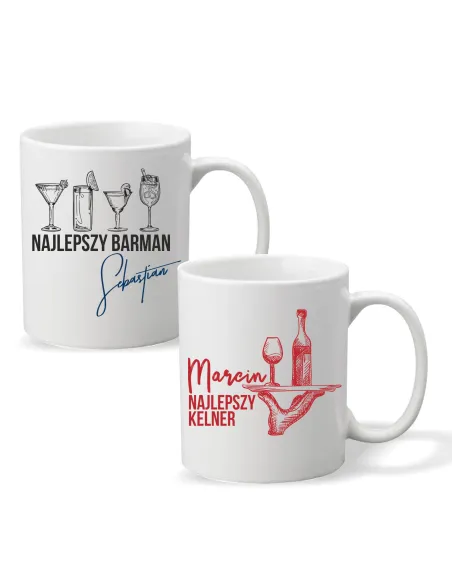 Foto Kubek z Nadrukiem Prezent dla Najlepszego Barmana