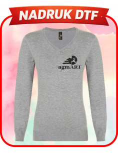 Sweter damski firmowa PERSONALIZACJA NADRUK DTF Twoja grafika 10 SZT