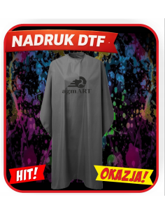 Wodoodporna peleryna odzież reklamowa DTF logo trwały nadruk pełny kolor