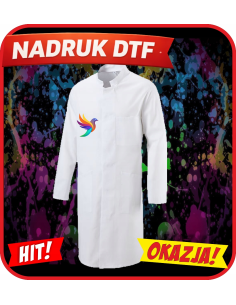 Damski Fartuch ODZIEŻ REKLAMOWA NADRUK DTF Logo grafika 20sztuk