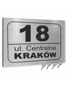 Tabliczka 20x15 cm Tablica Adresowa Aluminiowa Różne