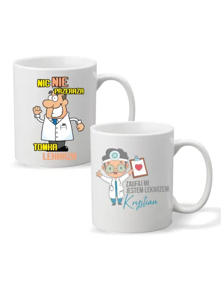 Foto Kubek z Nadrukiem Prezent dla Lekarza Personalizowany