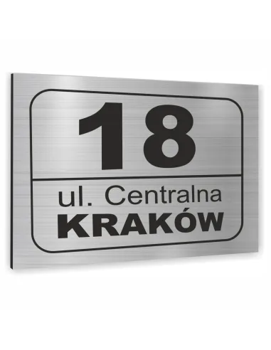 Tabliczka 20x15 cm Tablica Adresowa Aluminiowa Różne