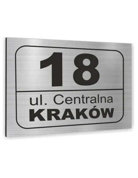 Tabliczka 20x15 cm Tablica Adresowa Aluminiowa Różne