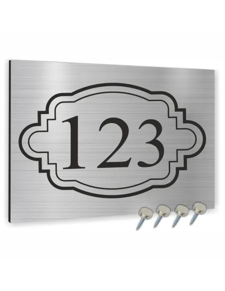 Tabliczka Adresowa Aluminiowa Oznaczenie Domu Dibond 20x15