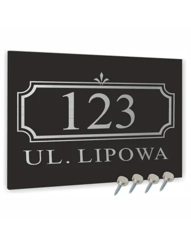 Tablica Adresowa Metal Numer Domu Posesji Dibond 20x15