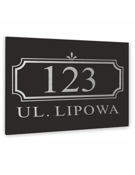 Tablica Adresowa Metal Numer Domu Posesji Dibond 20x15
