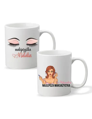 Foto Kubek Nadrukiem Prezent Makijażystki Personalizowany