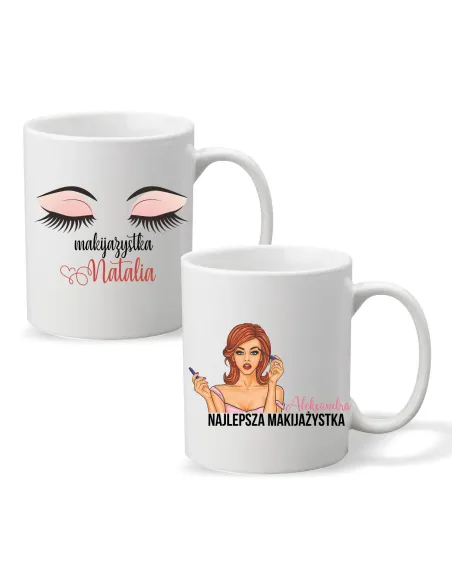 Foto Kubek Nadrukiem Prezent Makijażystki Personalizowany