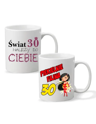 Foto Kubek z Nadrukiem Prezent na Urodziny 30 na Prezent
