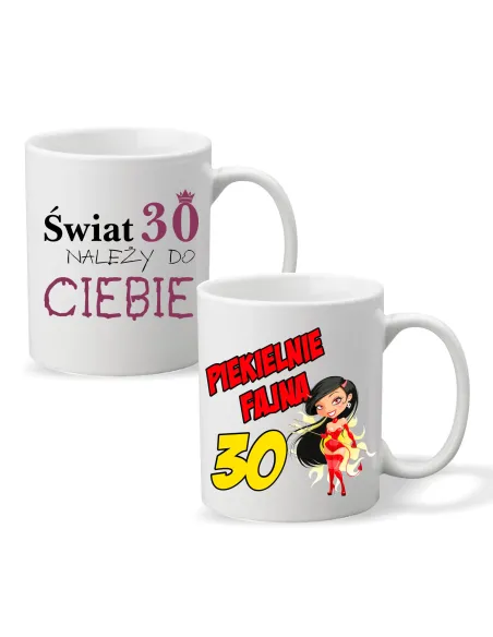 Foto Kubek z Nadrukiem Prezent na Urodziny 30 na Prezent