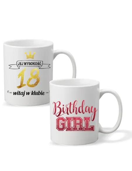 Foto Kubek z Nadrukiem Prezent na Urodziny 18 na Prezent
