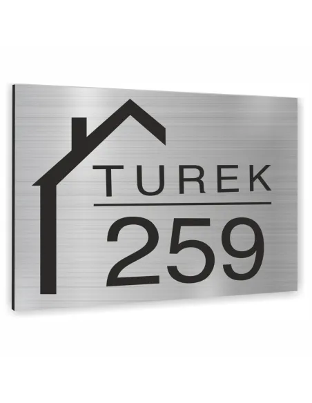 Tablica Adresowa 20x15 cm Numerem Domu Różnymi Motywami